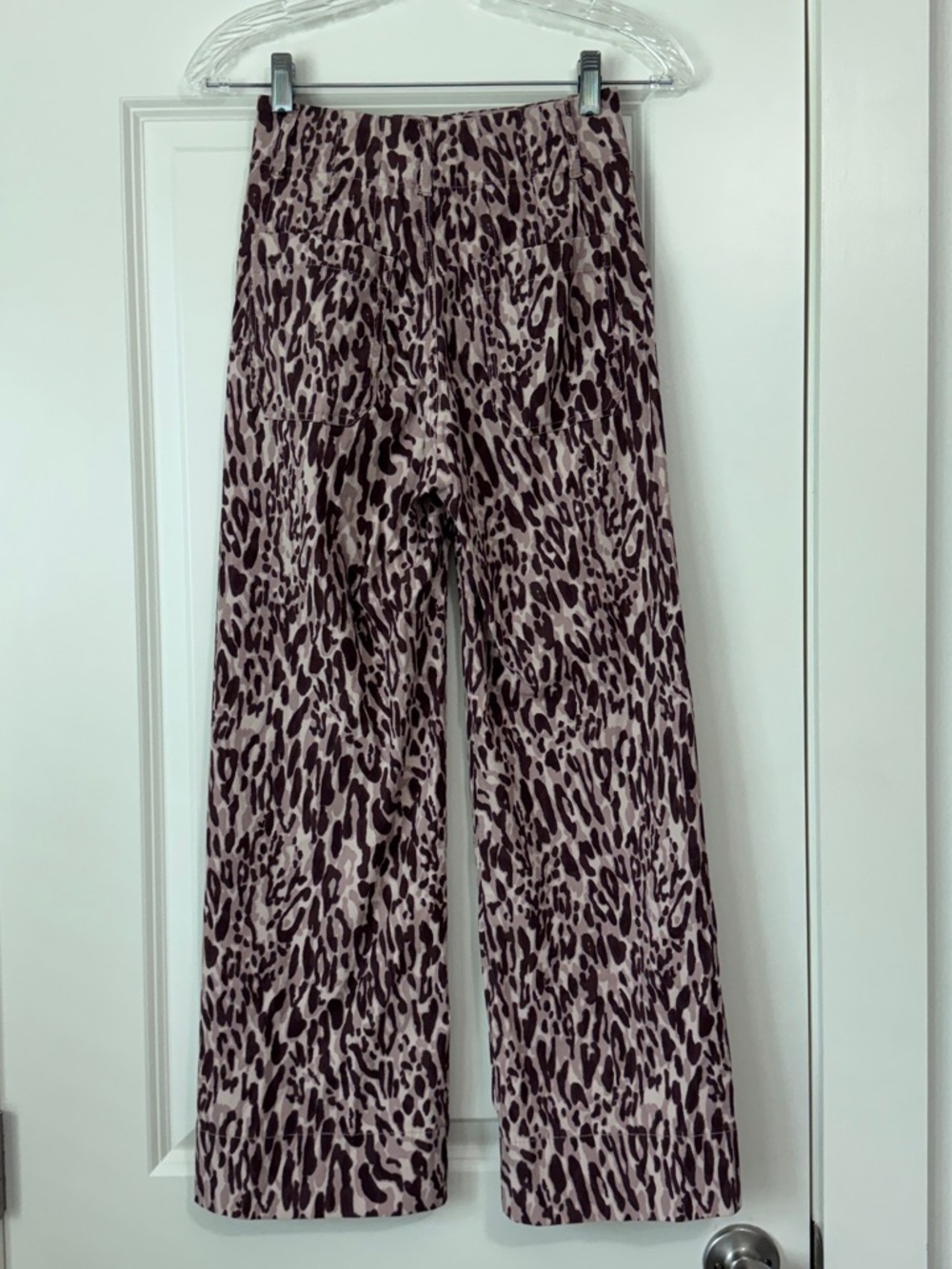 Maeve 23 The Colette Animal Print Wide Leg High Waist Pants - Picture 2 of 7